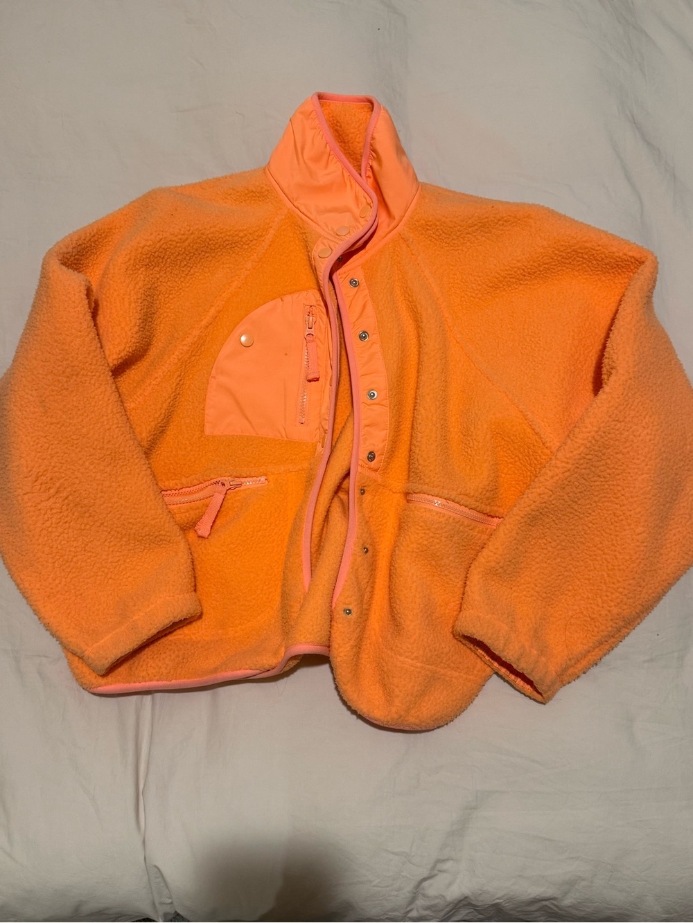 FP Movement - Hit the slopes orange fleece jacket